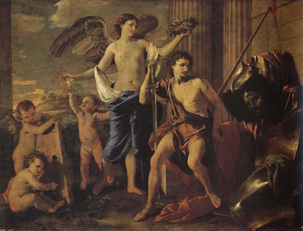 Nicolas Poussin David Victorious oil painting picture